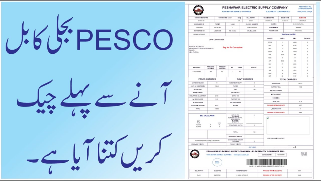 How to Check PESCO Bill Online